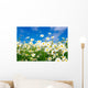 White Daisies Wall Mural