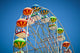 Close-up Colorful Ferris Wheel