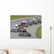 line of karts Wall Mural
