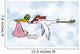 It's A Girl! Wall Mural