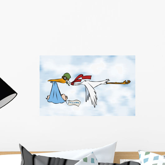 It's A Boy! Wall Mural