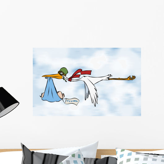 It's A Boy! Wall Mural