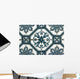 Green Azulejos Portuguese Tiles Wall Decal