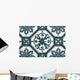 Green Azulejos Portuguese Tiles Wall Decal