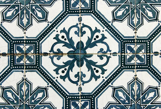 Green Azulejos Portuguese Tiles Wall Decal