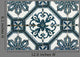 Green Azulejos Portuguese Tiles Wall Decal