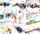 Music Notes Wave Line
