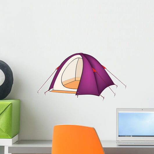 Violet Tent Wall Mural
