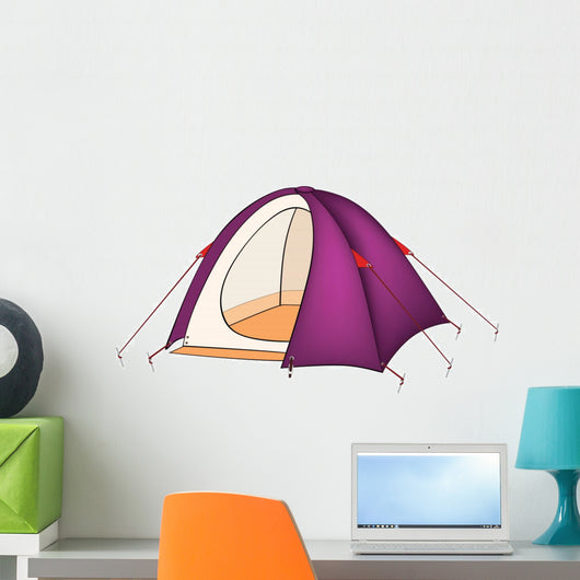 Violet Tent Wall Mural