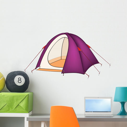Violet Tent Wall Mural