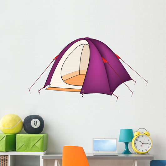 Violet Tent Wall Mural