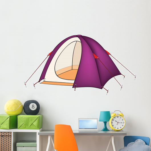 Violet Tent Wall Mural