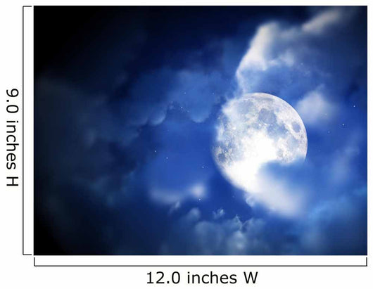 Moon Night Sky 9 Wall Mural