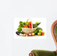 Raw Vegetables Wicker Basket Wall Decal