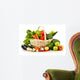 Raw Vegetables Wicker Basket Wall Decal
