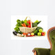 Raw Vegetables Wicker Basket Wall Decal