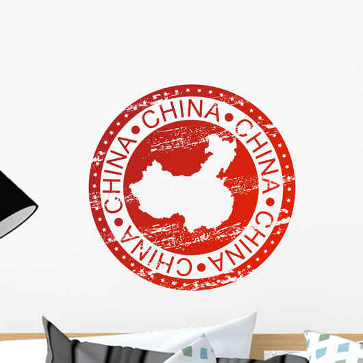 Stamp - China Wall Decal