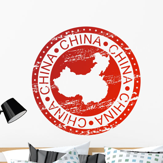 Stamp - China Wall Decal
