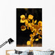 Branch of Yellow Aspen Leaves Wall Mural