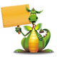 Dragon Cartoon with Wooden