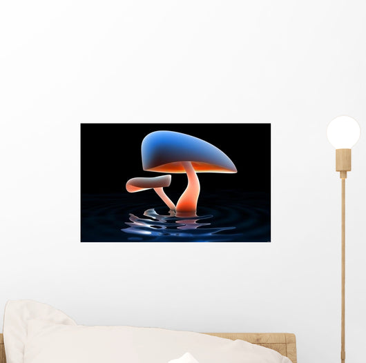 Mushroom River Wall Mural