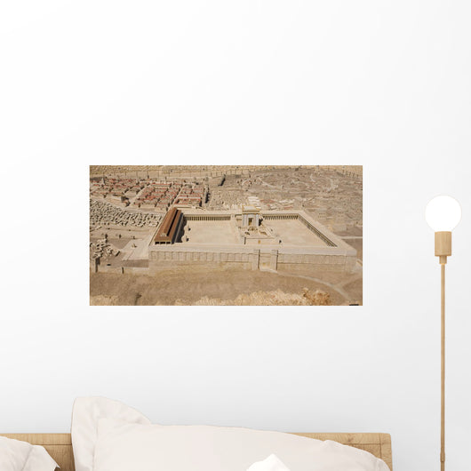 Model of the Second Temple Wall Mural