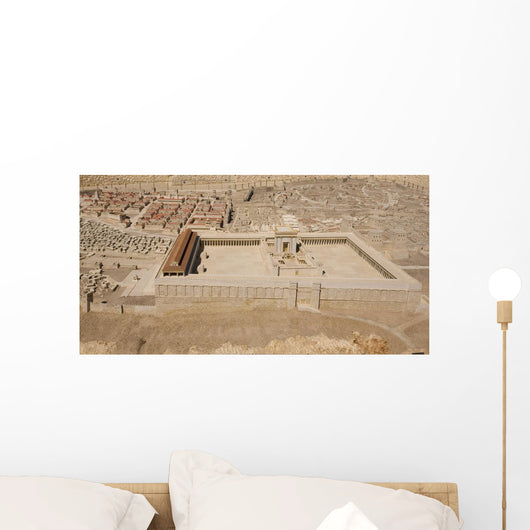 Model of the Second Temple Wall Mural