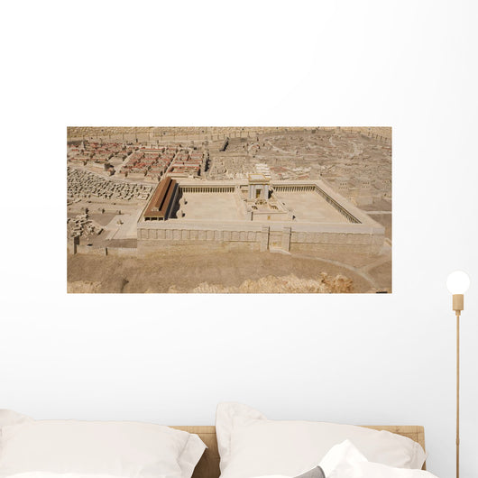 Model of the Second Temple Wall Mural