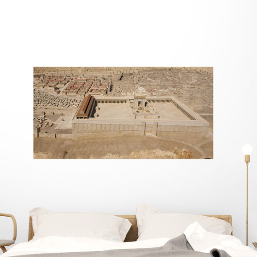 Model of the Second Temple Wall Mural