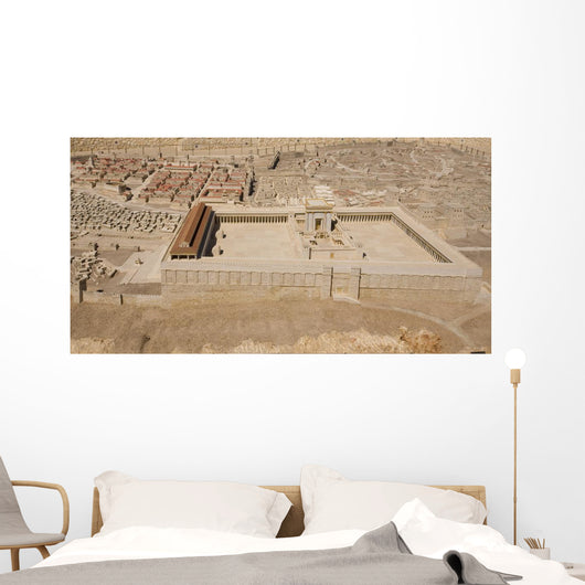 Model of the Second Temple Wall Mural