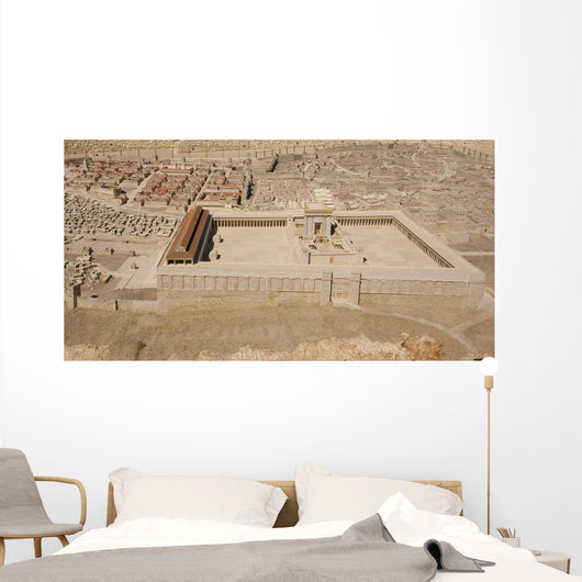 Model of the Second Temple Wall Mural