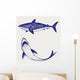Reef Shark. Doodle style Wall Decal