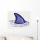 Reef Shark. Doodle style Wall Decal