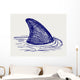 Reef Shark. Doodle style Wall Decal