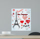 Paris France Romance Wall Mural