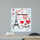 Paris France Romance Wall Mural