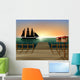 Sunset Port Wall Mural