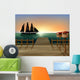 Sunset Port Wall Mural