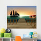 Sunset Port Wall Mural