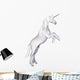 Unicorn White Wall Decal