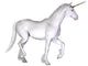 Unicorn White Wall Decal
