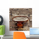 Old Basketball Hoop Wall Mural