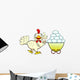 Chicken and Eggs Wall Mural