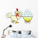 Chicken and Eggs Wall Mural