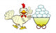 Chicken and Eggs Wall Mural