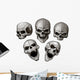 Set Skulls Wall Decal Sticker Set