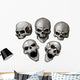 Set Skulls Wall Decal Sticker Set