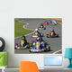 Go Kart Race Wall Mural