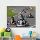 Go Kart Race Wall Mural