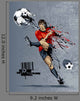 Abstract Image Soccer Player
